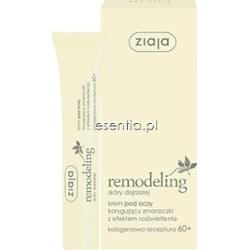 Ziaja  remodeling skóry dojrzałej 60+ Krem pod oczy korygujący zmarszczki 15 ml