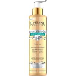 Eveline  Diamonds & 24K Gold Luksusowe mleczko micelarne do demakijażu 245 ml