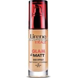 Lirene  Ideale Glam&Matt Duo Effect Fluid matująco - rozświetlający 30 ml