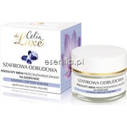 Celia  De Luxe Szafirowa Odbudowa Półtłusty krem przeciwzmarszczkowy 50 ml