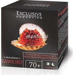 Exclusive Cosmetics  Intesywnie stymulujący krem przeciwzmarszczkowy z ekstraktem z kawioru 70+ 50 ml
