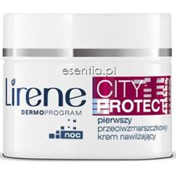 Lirene  City Protect Pierwszy przeciwzmarszczkowy krem nawilżający na noc 25+ 50 ml