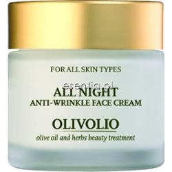 Olivolio  Przeciwzmarszczkowy krem do twarzy na noc z oliwą i peptydami 50 ml