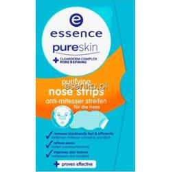 Essence  Pure Skin Plasterki oczyszczające na nos 