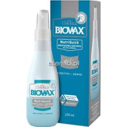 L'Biotica  Biovax NutriQuick Dwufazowa odżywka bez spłukiwania Keratyna + Jedwab 200 ml