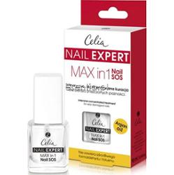 Celia  Nail Expert MAX in 1 Nail SOS Intensywna, skoncentrowana kuracja dla bardzo zniszczonych paznokci 