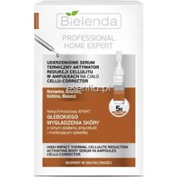 Bielenda Professional Home Expert Uderzeniowe serum - termiczny aktywator redukcji cellulitu w ampułkach na ciało Cellu-Corrector 5x7 ml