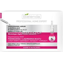 Bielenda Professional Home Expert Uderzeniowe serum ujędrniające w ampułkach na biust Miracle Push-up 5x5 ml