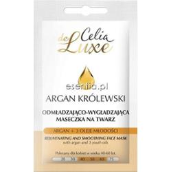 Celia  De Luxe Argan Królewski Odmładzająco - wygładzająca maseczka na twarz 7 ml