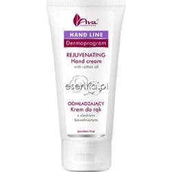 Ava  Hand Line Odmładzający krem do rąk z olejkiem bawełnianym 100 ml