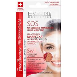 Eveline  SOS na głębokie zmarszczki i linie mimiczne - Kolagenowa maseczka liftingująca 7 ml