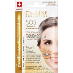 Eveline  SOS odnowa komórkowa - Odmładzająca maseczka z diamentami i 24k złotem 7 ml