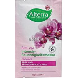 Alterra  Maseczka przeciwzmarszczkowa intensywnie nawilżająca Orchidea 2x7,5 ml