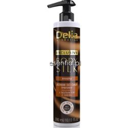 Delia  Exclusive Body Silk Jedwab do ciała brązujący z ekstraktem z imbiru 300 ml