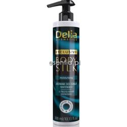 Delia  Exclusive Body Silk Jedwab do ciała nawilżający z proteinami jedwabiu 300 ml