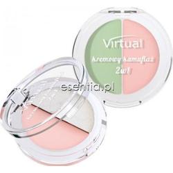 Virtual  Kremowy kamuflaż 2w1 Duo 