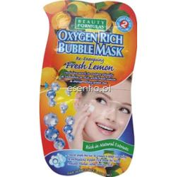 Beauty Formulas  Cytrynowa odżywcza maseczka bąbelkowa 2x3,5 ml