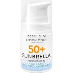Dermedic  Sunbrella Krem ochronny SPF50+ ochrona przeciw fotostarzeniem 55 g