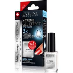 Eveline  Nail Therapy X-treme Gel Effect Top Coat Płynne szkło 