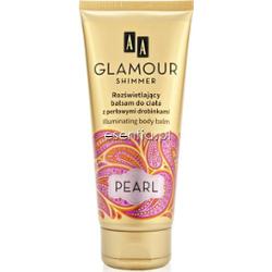 AA Cosmetics  AA Glamour Shimmer Rozświetlający balsam do ciała z perłowymi drobinkami PEARL 200 ml