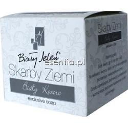 Biały Jeleń  Skarby Ziemi Mydło ekskluzywne Biały Kwarc 130 g