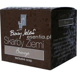 Biały Jeleń  Skarby Ziemi Mydło ekskluzywne Bronzyt 130 g