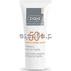 Ziaja Med  Krem matujący do twarzy SPF50+ 50 ml