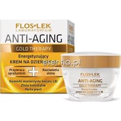 Flos-Lek  Anti-Aging Gold Therapy - Energetyzujący krem na dzień SPF15 50 ml