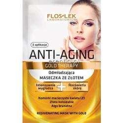 Flos-Lek  Anti-Aging Gold Therapy - Odmładzająca maseczka ze złotem 2x5 ml