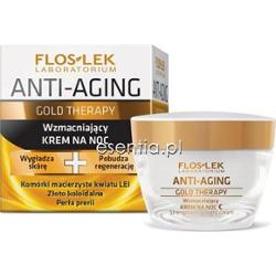 Flos-Lek  Anti-Aging Gold Therapy - Wzmacniający krem na noc 50 ml