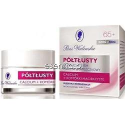 Pani Walewska  Półtłusty odżywczy krem przeciwzmarszczkowy, calcium + komórki macierzyste, dzień/noc 65+ 50 ml