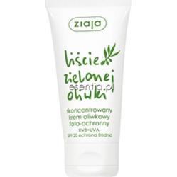 Ziaja  liście zielonej oliwki - Skoncentrowany krem oliwkowy foto-ochronny SPF20 