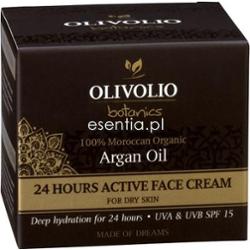 Olivolio  Argan Oil Krem do twarzy aktywny 24h z olejem arganowym SPF15 