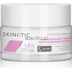 Skinetic  Rewitalizujący krem przeciwzmarszczkowy na noc 40+ 50 ml