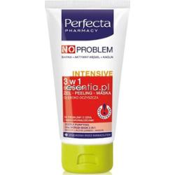 Perfecta  No Problem Intensive Siarkowy żel-peeling-maska 3w1 140 g