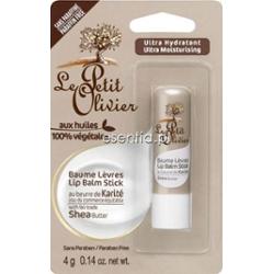 Le Petit Olivier  Balsam do ust w sztyfcie z masłem Karite 4 g