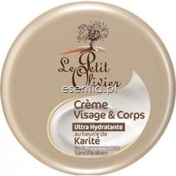 Le Petit Olivier  Krem nawilżający do twarzy i ciała z masłem Karite 125 ml