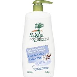 Le Petit Olivier  Kremowy żel pod prysznic Bawełna 750 ml