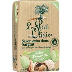Le Petit Olivier  Mydło delikatne w kostce Olejek migdałowy 