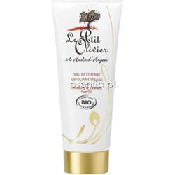 Le Petit Olivier  Żel złuszczający i oczyszczający do twarzy z olejkiem arganowym 