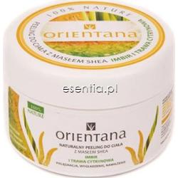 Orientana  Naturalny peeling do ciała z masłem shea Imbir i Trawa Cytrynowa 200 g
