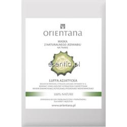 Orientana  Maska z naturalnego jedwabiu na twarz Luffa azjatycka 
