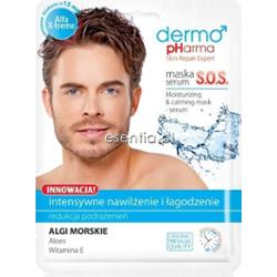 DermoPharma+  Maska serum SOS dla mężczyzn 