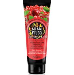 Farmona  Tutti Frutti Krem do dłoni i paznokci wiśnia i porzeczka 100 ml