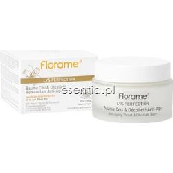 Florame  Lys Perfection Anti Aging balsam modelujący na szyję i dekolt 50 ml