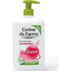 Corine de Farme  Żel pod prysznic Oczyszczający żurawina 750 ml