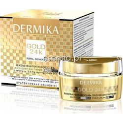 Dermika  Gold 24K Total Benefit 65+ Rekonstruktor Młodości krem na dzień noc 50 ml