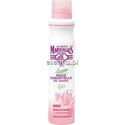 Le Petit Marseillais  Dezodorant w sprayu - olejek szałwiowy i róża 