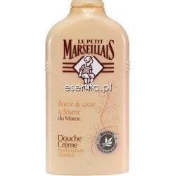 Le Petit Marseillais  Kremowy żel pod prysznic intensywnie nawilżający - masło kakaowe i sezam 250ml