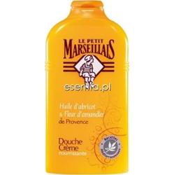 Le Petit Marseillais  Kremowy żel pod prysznic odżywczy - morela i migdał 250ml